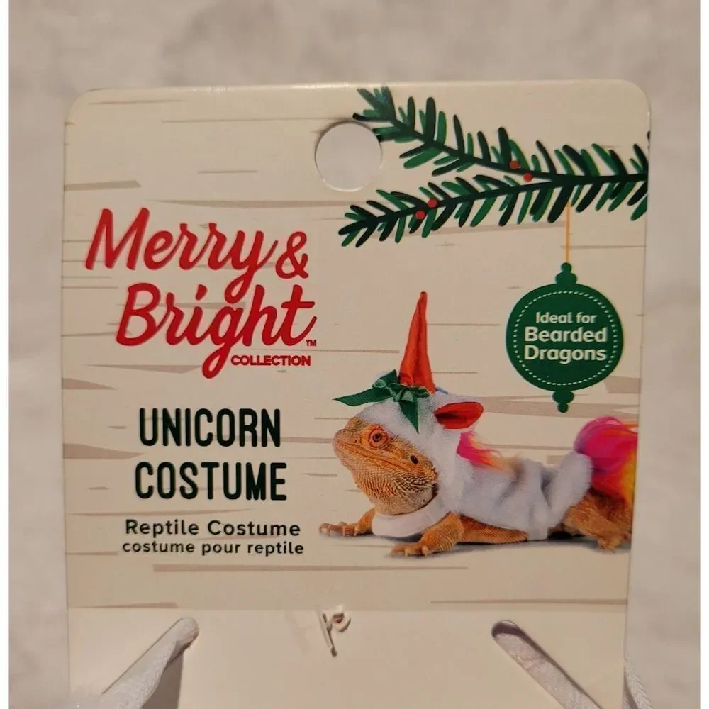 Merry & Bright Unicorn Reptile Costume- NWT